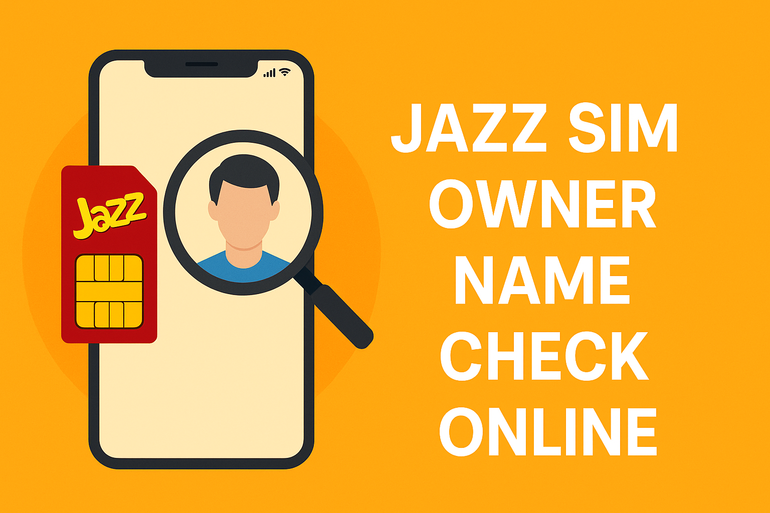 Jazz SIM Owner Name Check Online